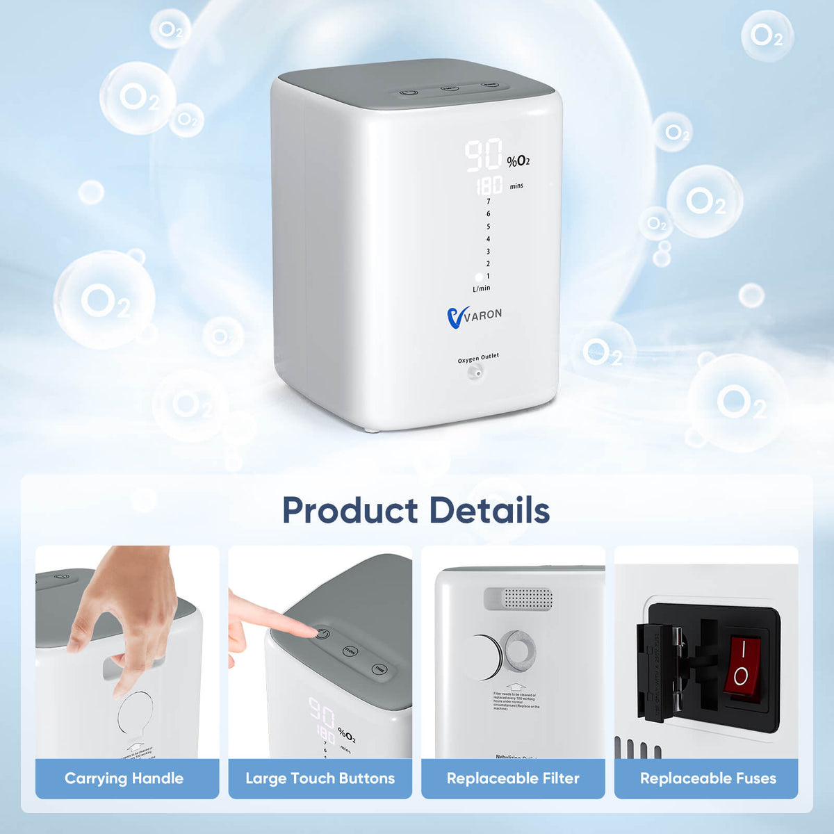 VH-3 Home Pet Oxygen Concentrator & Oxygen Chamber Bundle