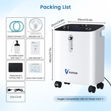 VARON Serene 3 Pet Oxygen Concentrator | Chamber Compatible