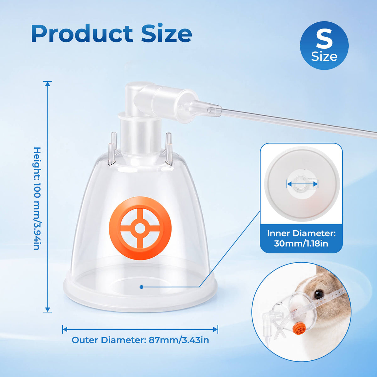 Pet oxygen mask