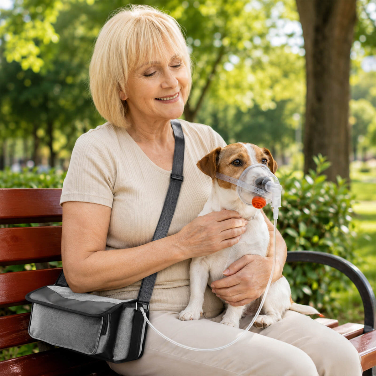 VL-2 Portable Oxygen Concentrator Bundle | Pet Mask Kit