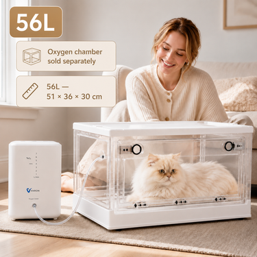 VARON VH-3 Home Pet Oxygen Concentrator &  Chamber Bundle