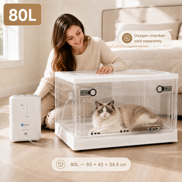 VARON VH-3 Home Pet Oxygen Concentrator &  Chamber Bundle