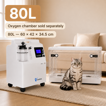 VARON Serene 5 Pet Oxygen Concentrator & Chamber Bundle