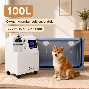 VARON Serene 5 Pet Oxygen Concentrator & Chamber Bundle