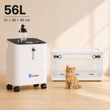 VARON Serene 3 Pet Oxygen Concentrator & Chamber Bundle