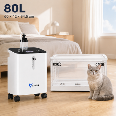 VARON Serene 3 Pet Oxygen Concentrator & Chamber Bundle