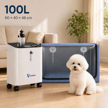 VARON Serene 3 Pet Oxygen Concentrator & Chamber Bundle