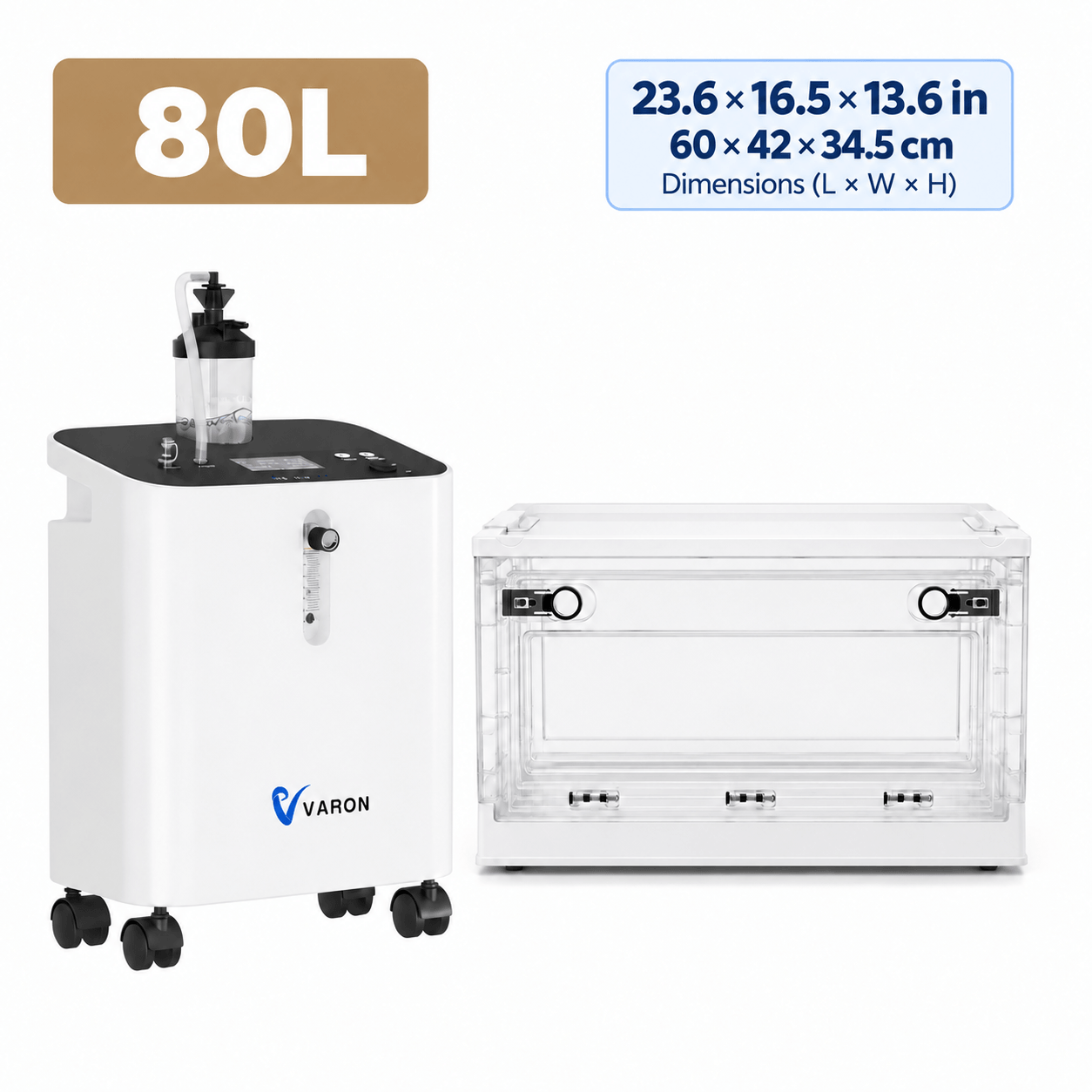 Serene 3 Pet Oxygen Concentrator & Oxygen Chamber Bundle