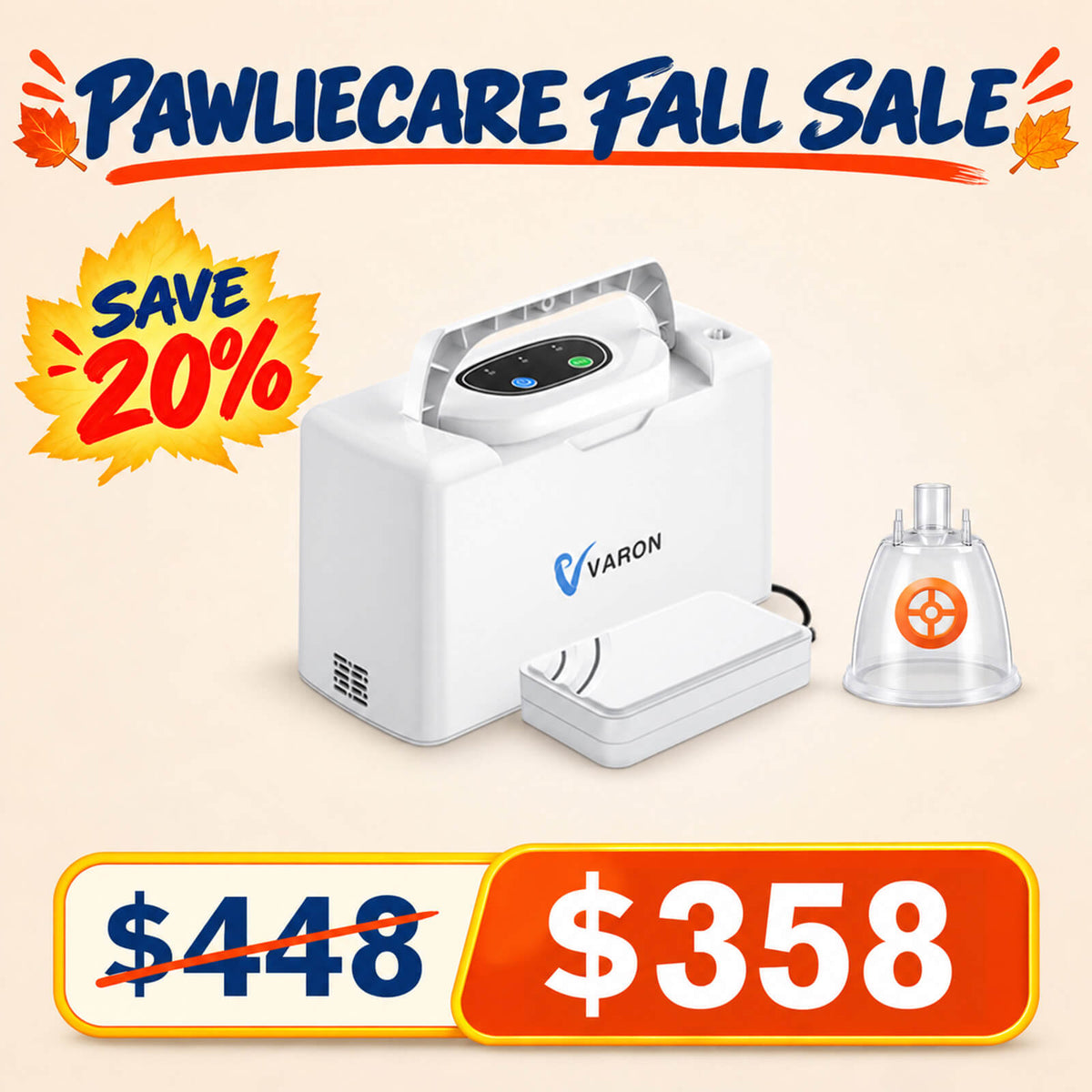VL-2 Portable Oxygen Concentrator Bundle | Pet Mask Kit