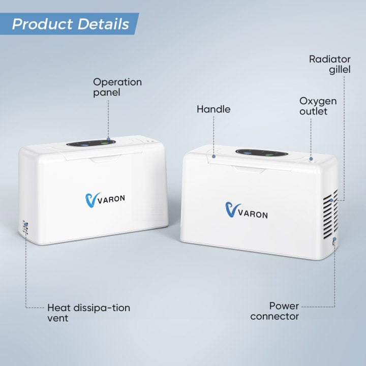 VL-2 Portable Oxygen Concentrator Bundle | Pet Mask Kit